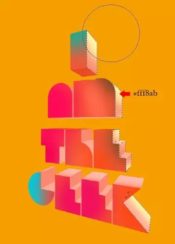 آموزش پوستر تایپوگرافی سه بعدی